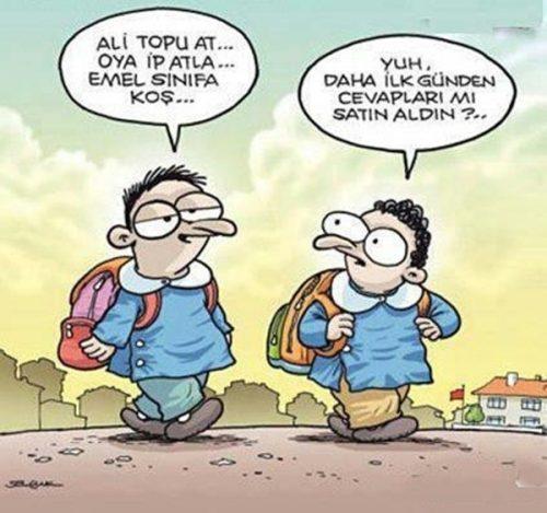 Komik ilk Okul sözleri