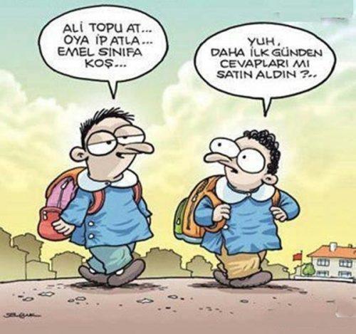 Komik ilk Okul sözleri