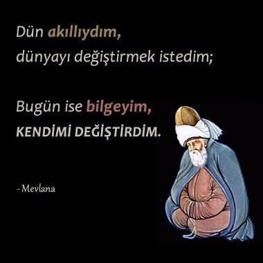 Kısa Mevlana Sözleri