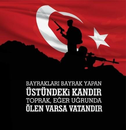 Türk Bayraklı Vatan Sözleri