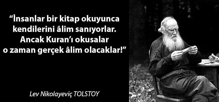 Tolstoy Sözleri