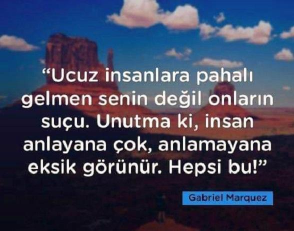 Gabriel Garcia Marquez Anlamlı Sözleri