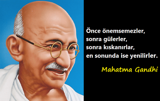 Mahatma Gandi Sözleri