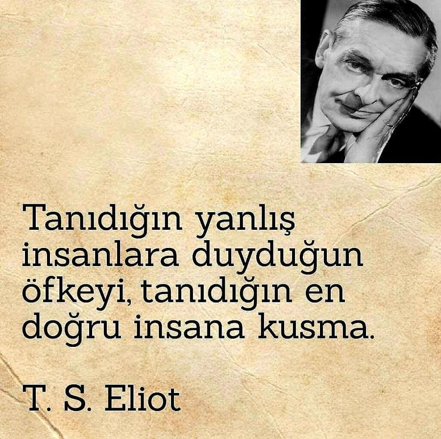 T. S. Eliot Anlamlı Sözleri