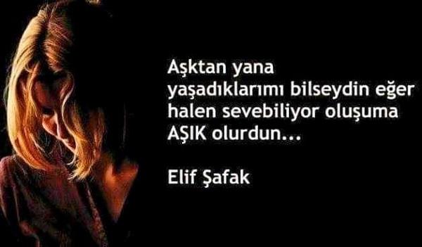 Elif Şafak Aşk Sözleri