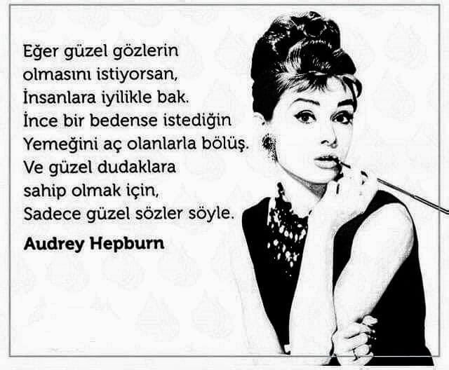 En Güzel Audrey Hepburn Sözleri