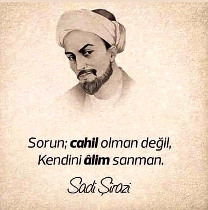 Kısa Sadi Şirazi Sözleri