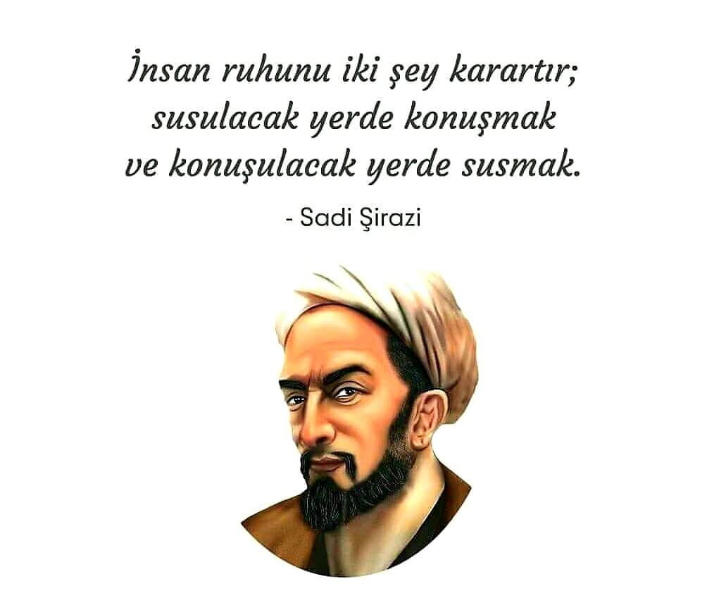 Sadi Şirazi Özlü Sözleri