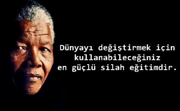 Nelson Mandela Resimli Sözleri