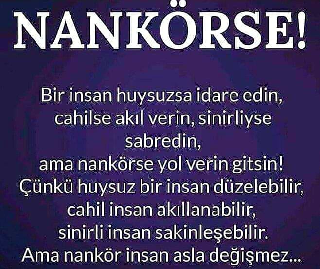 En Güzel Nankörlük Sözleri
