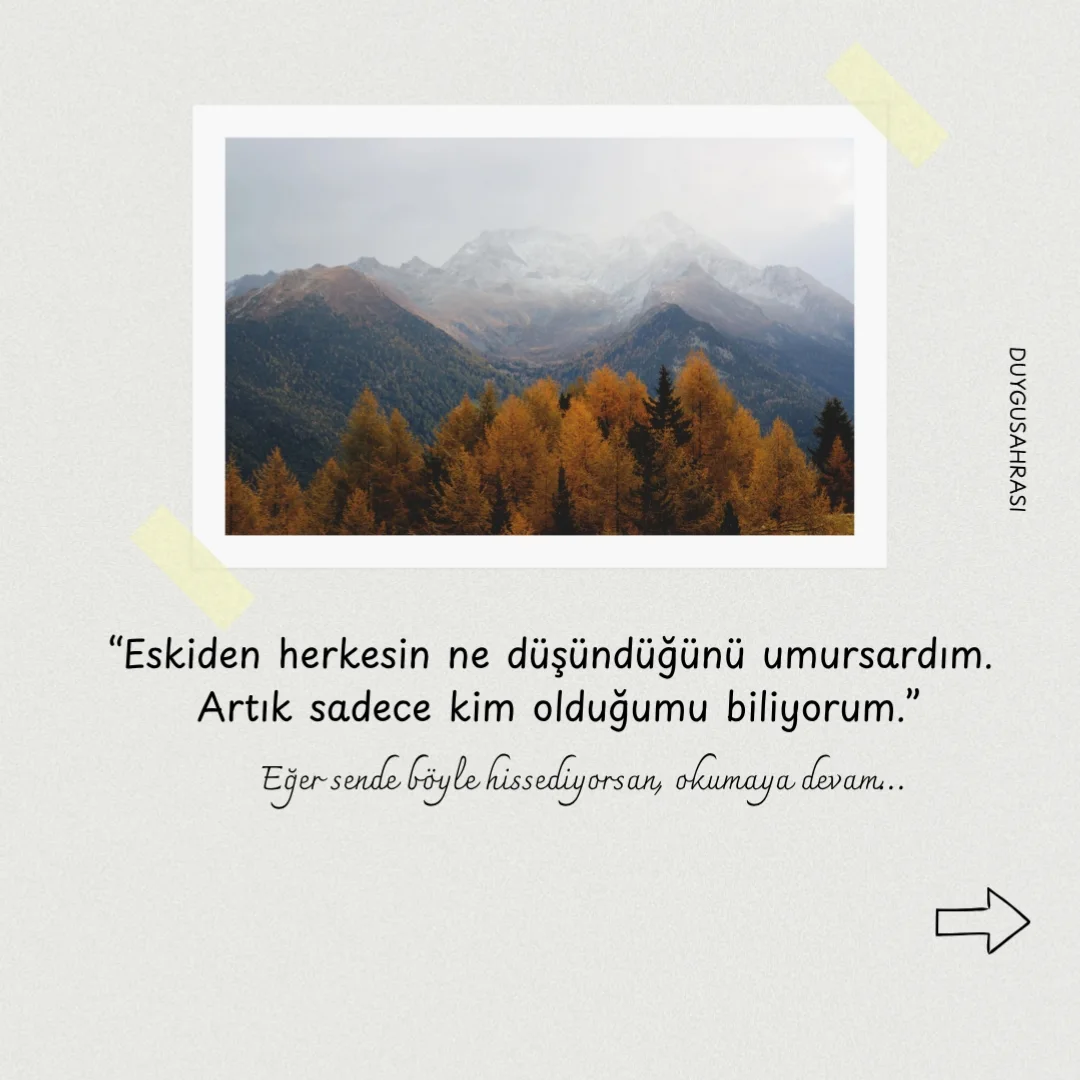 Bu satırlarda kendini bulduysan…
Kaydet, sonra bir gün yine okursun.
Paylaş, bel…